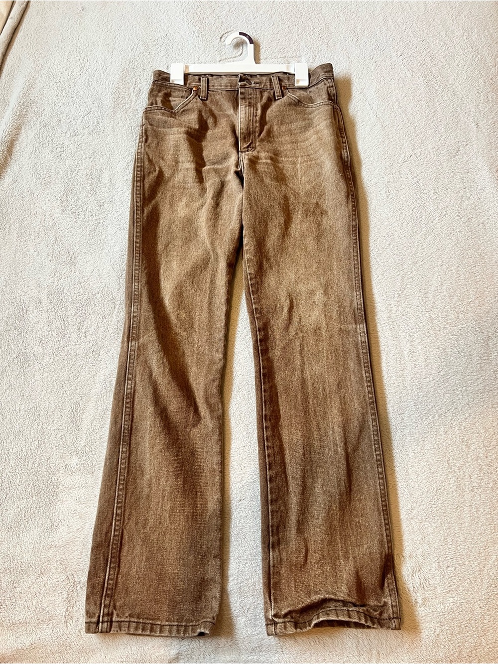 Wrangler Vinatage Brown Denim Jeans Size 32x34